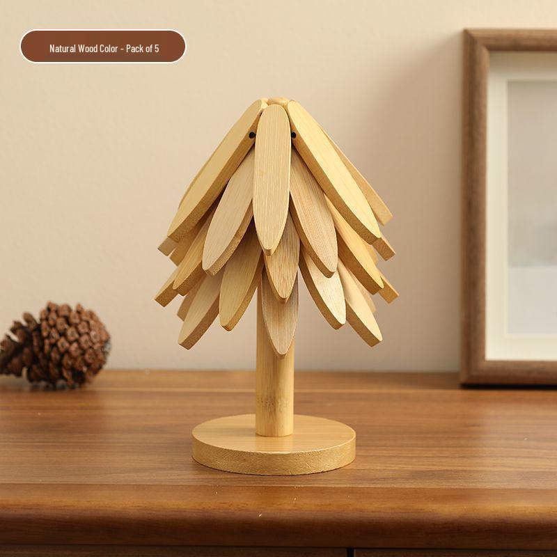 Премиальный изолированный коврик для стола под елку и набор подставок под горячее