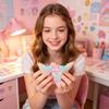 3D-печатная шарнирная фигурка дракона, игрушка-детеныш дракона, коллекционная модель дракона с драгоценными камнями для демонстрации и украшения с подвижными суставами