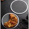 8/10/14 Inch Pizza Baking Tray DIY Pizza Screen Metal Net Non-stick Molds Aluminum Cake Mold Tools Bakeware Kitchen Accessories