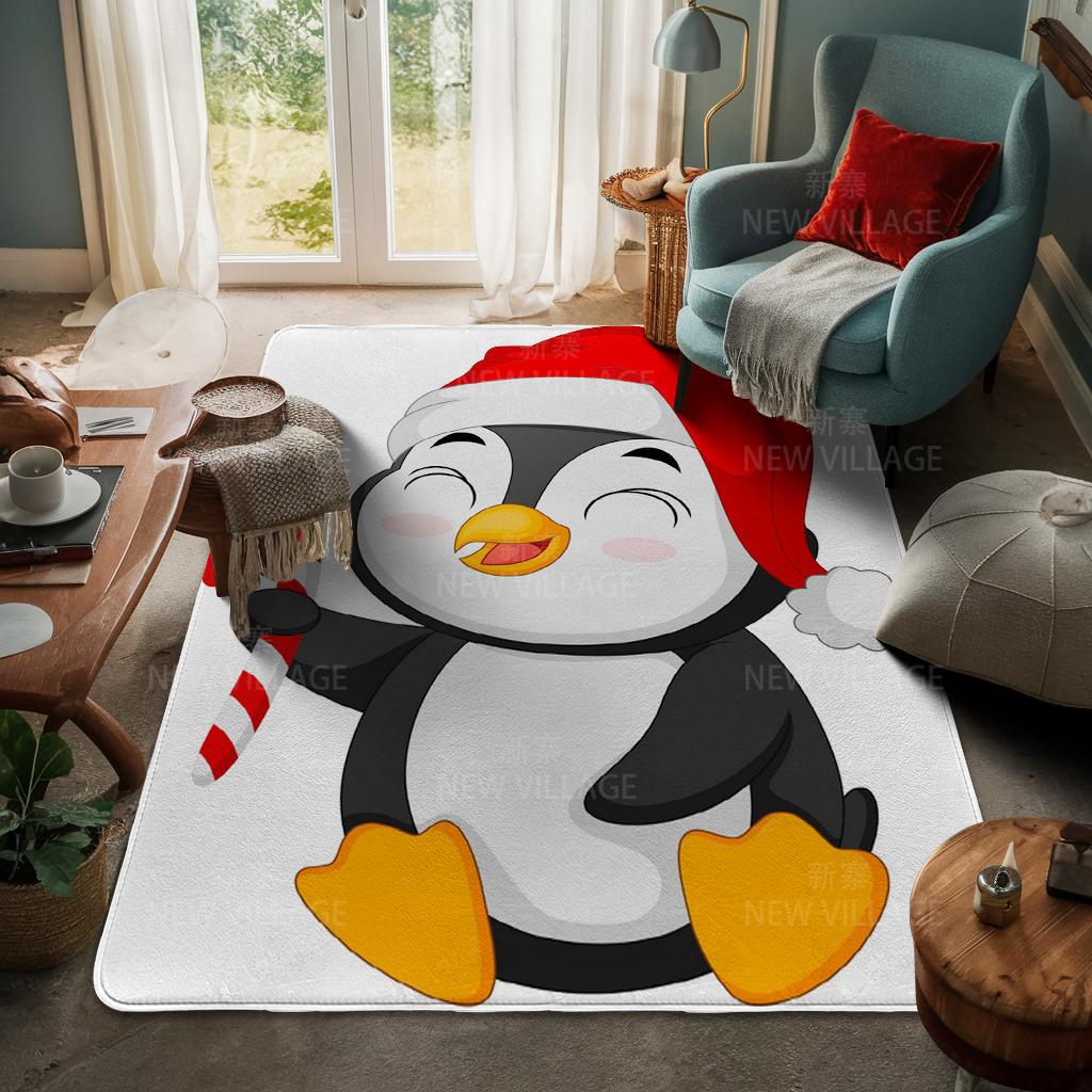 Ковер у входа в дом Домашний коврик у двери Гостиная Ванная Комната Ноги ванная комната Нескользящие коврики с водопоглощением для ванной Счастливого Рождества зима