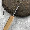 Ледорубы из нержавеющей стали, конус для льда с деревянной ручкой, ручной инструмент для моделирования льда, инструмент для измельчения льда, смешивания и резки ледяных скульптур