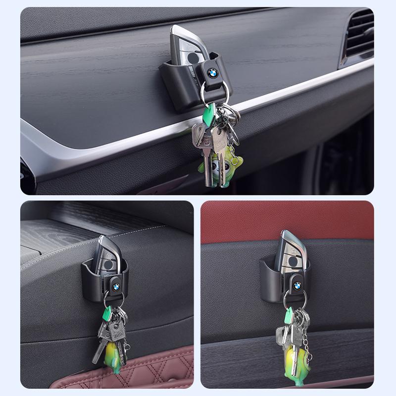 NTSM5 Motorcycle Sticker/Car Key Storage Box Organizer Auto Dashboard Sunglasses Card Holder Clip For BMW M G80 G06 G07 G42 G14 G15 X5