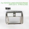 Для TOYOTA PRADO 2009-2014 Панель для автомобильного радио 10,1 дюйма 2 Din Стерео проигрыватель высокая Окружающая панель Комплект для приборной панели Рамка для GPS