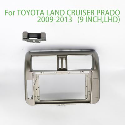 Для TOYOTA PRADO 2009-2014 Панель для автомобильного радио 10,1 дюйма 2 Din Стерео проигрыватель высокая Окружающая панель Комплект для приборной панели Рамка для GPS