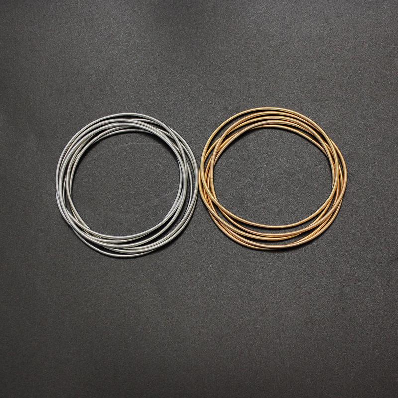 Регулируемый браслет из углеродистой стали диаметром 1,7 мм с винтовым замком