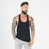 Men Gym Clothing Vest Top Casual Tank Tops Summer Bodybuilding Fitness Workout Undershirt Elastic Quick-Drying Sleeveless