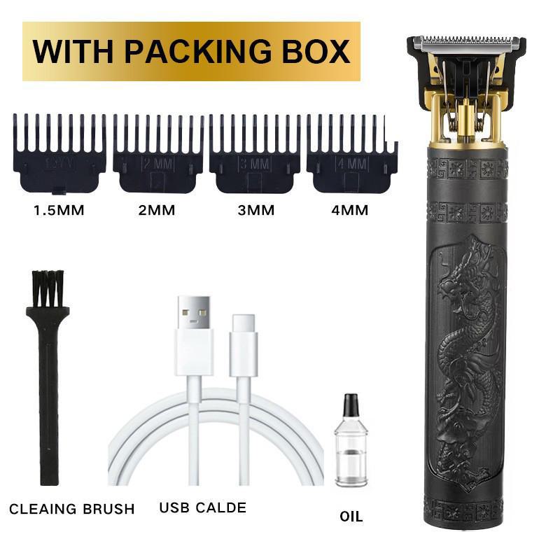 Электрическая машинка для стрижки волос T9 Cross-Border для лысых и жирных голов с бритвой Carving