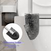 Hemispherical Brush Head Toilet Brush Groove Design Wall Mount Brush  Apartment Living