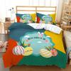 Easter Duvet Cover Set KingQueen Size Colorful Easter Eggs Nest Bunnies Theme Bedding Set Kids Boys Girls Polyester Quilt Cover