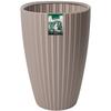 Pot de fleurs - GARDEN ID - Fancy - 40 x 58 cm - Pour jardin, balcons ou intérieurs - Taupe