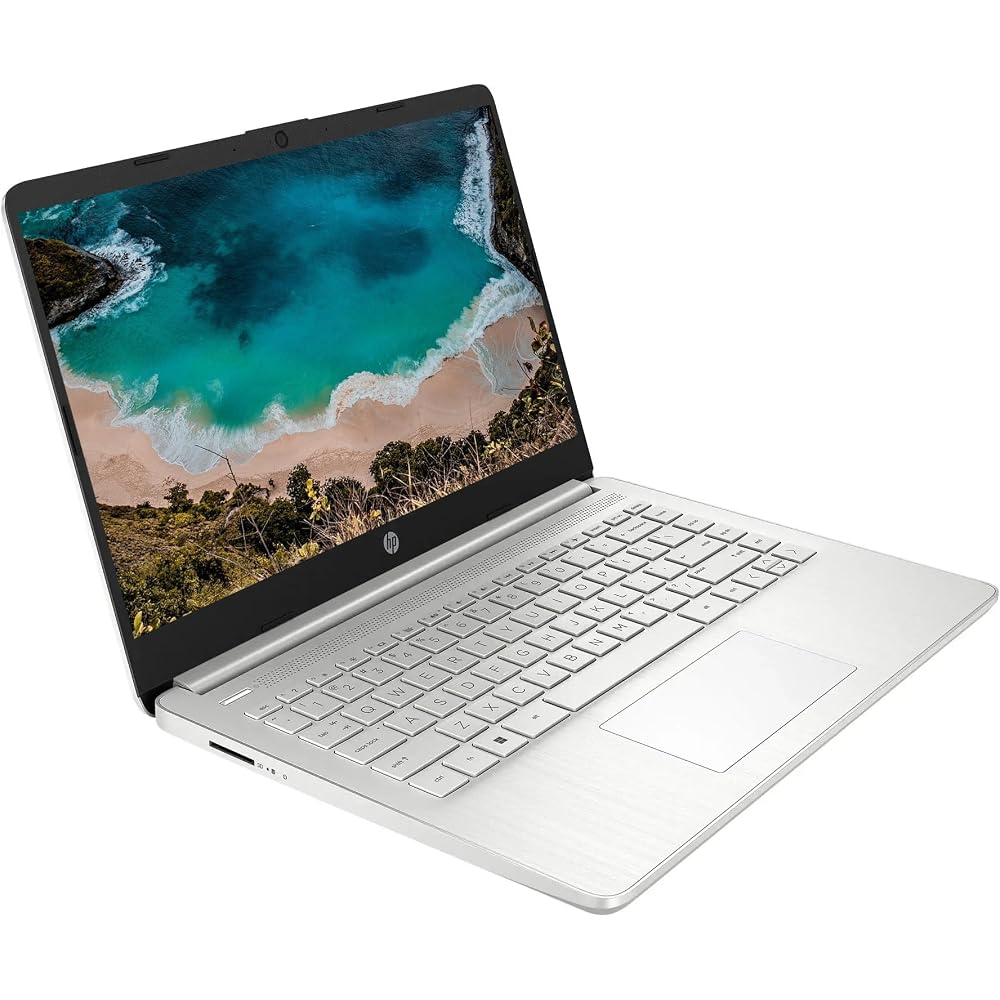 HP AI-powered Windows 11 Laptop (14-inch HD Screen) with Microsoft Office & 1TB Cloud Storage (1-Year Warranty) | 32GB RAM | 1TB SSD & 128GB Portable 