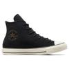 Converse Chuck Taylor All Star High Mono Suede - черные женские кроссовки Egret A04637C