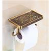 Держатель для туалетной бумаги настенный винтажный классический антикварный латунный рулон для ванной комнаты, коробка для салфеток, аксессуары для ванной комнаты