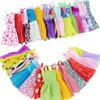 42 Item/Set Doll Accessories= Mix 8 Mini Dress + 10 Sandals Shoes + Lot 24 Pcs Accessories Playset Clothes for Barbie Doll