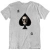 Skull Card Ace Of Spades Poker Rock Biker T Shirt New