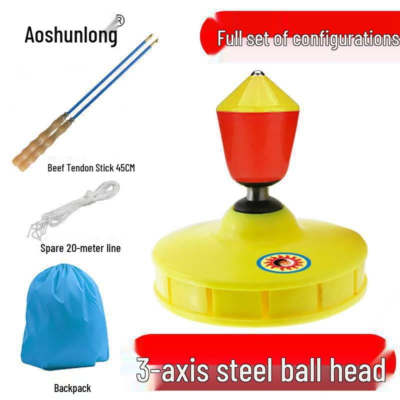 Diabolo Set: Sports Single Wheel, Spring-Loaded, Drop-Resistant with Stick, String & Backpack