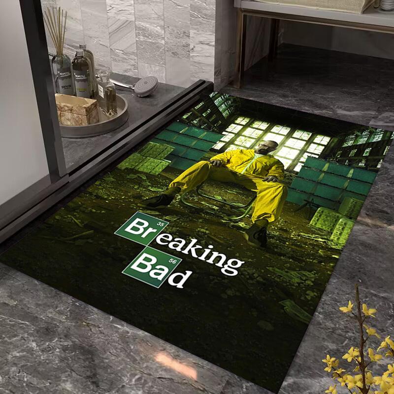 Chemical Chaos Unleashed carpet Suitable for all seasons Living room and bedroom mats Doormat Art Bathroom mat