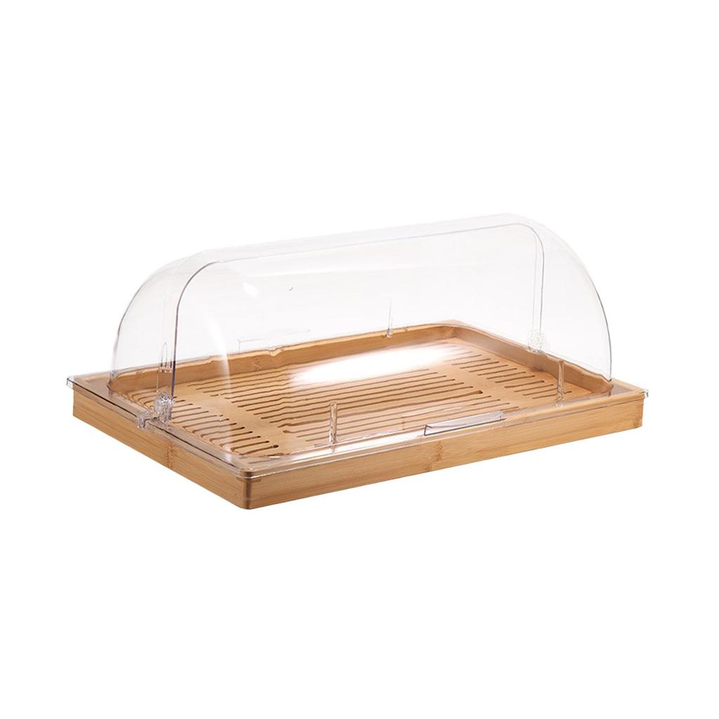 Cake Stand with Cover Holder Tray Bread Serving Platter Display Server Dessert