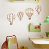4 шт./набор Украшение стены в виде воздушного шара Фермерский дом Деревянный настенный шар в деревенском стиле