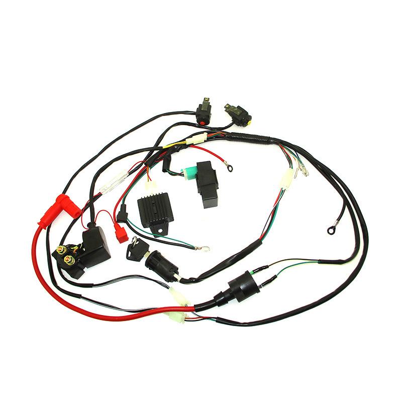 Wiring Harness CDI Ignition Switch Set For 125 140 150 cc E-Start Pit Dirt Bike WPB Orion M2R Thumpstar Explorer Braaap DHZ SSR