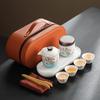 Zhuchuang Jingpin Wisteria Travel Tea Set