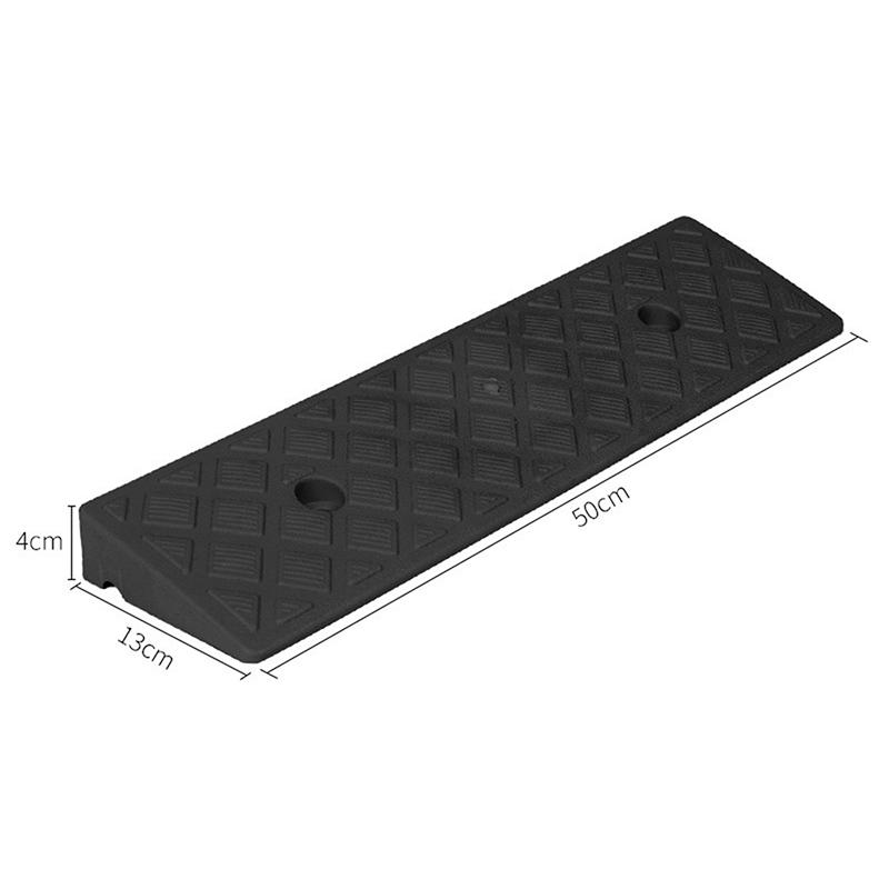 Универсальная пластиковая пороговая рампа 30/40/50 мм - Противоскользящая рампа для инвалидных колясок, велосипедов и автомобилей, Дизайн плавного перехода