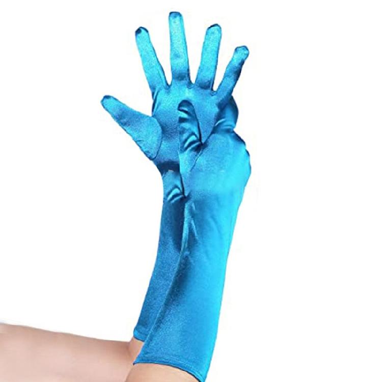 Вечерние платья перчатки для женщин леди перчатки с полным пальцем перчатки для выпускного вечера