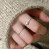 Кольцо с открытым дизайном и сладким темпераментом для женщин - Элегантное, универсальное и модное украшение на указательный палец
