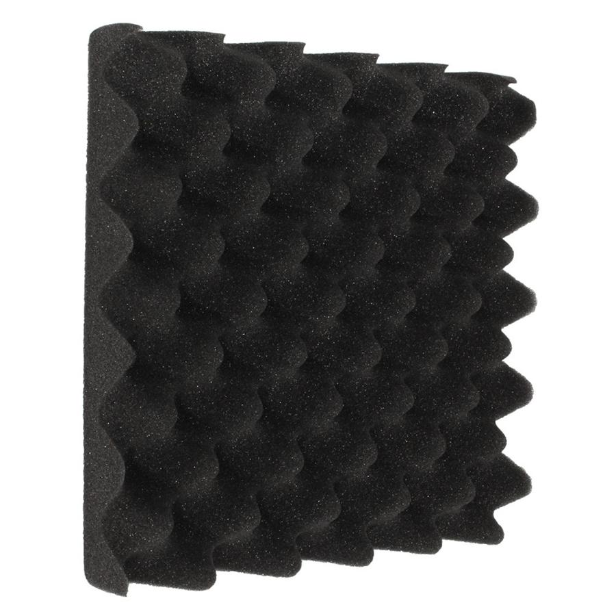 10Pcs 2cm*50cm*50cm Car KTV Soundproofing Sound Absorption Acoustic Foam Egg Crate Studio Deadening Insulation