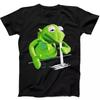Frog Cocaine Muppet Drug Hipster Funny Narcos Funny Gift Tee Black T Shirt 287