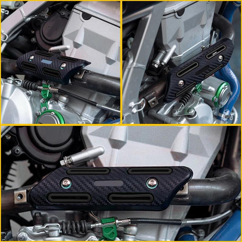 Universal Motorcycle Exhaust Muffler Pipe Heat Shield Cover Heel Guard Protector For KTM HUQVARNA HBERG YAMAHA SUZUKI