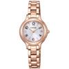 Wicca Solar Tech Radio Watch Waterproof White White Gold Pink Gold Pink [Citizen] KS1-961-11 Women's
