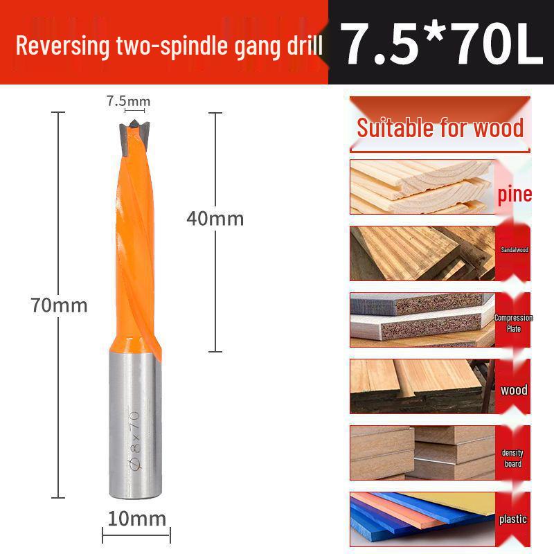 12 мм Фрезерная фреза для сверления боковых отверстий по дереву, пробойник для отверстий