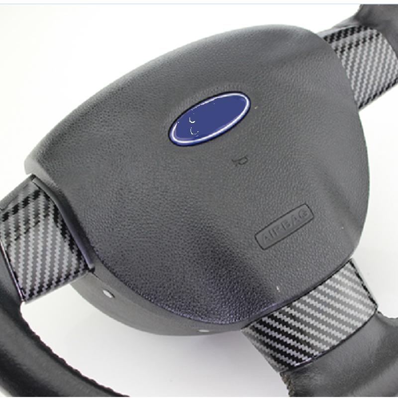 3PSC/блестящий чехол на руль, декоративная нашивка на руль для Ford Focus2 3 MK3 2005-2014 2006 2009 2010