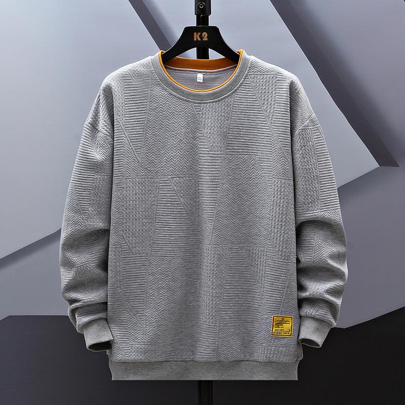 Мужской свитер на осень и зиму, мужской свитер большого размера с длинными рукавами, универсальный модный мужской свитер, повседневный пуловер, свитер
