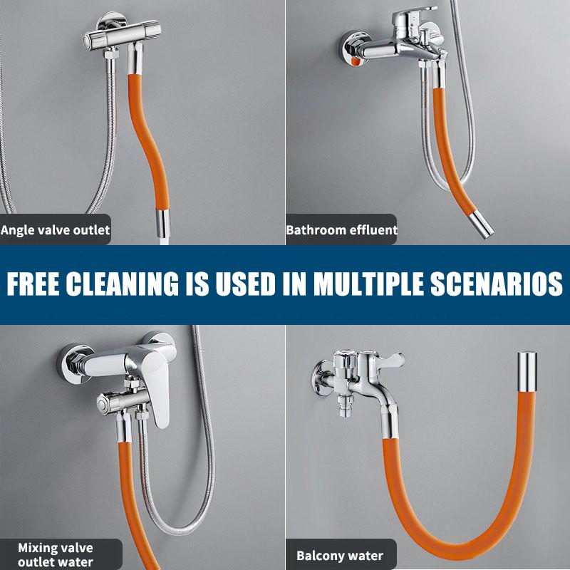 1 шт. Удлинительная труба для водопроводного крана, универсальная удлиненная водопроводная труба, удлинительная труба с защитой от брызг