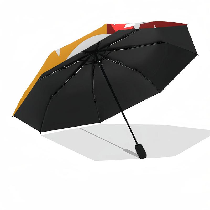 Galatasaray, Logo Automatic Opening and Closing, 8 rib Structure Portable Umbrella, Suitable for Men and Women in All Seasons Perfect Gift