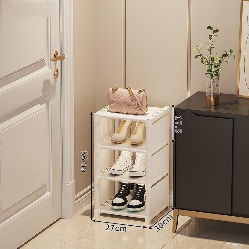 Шкафы для обуви из металла, нетканый вертикальный органайзер для обуви, простая сборка, хранение обуви для шкафа, пылезащитная полка для обуви