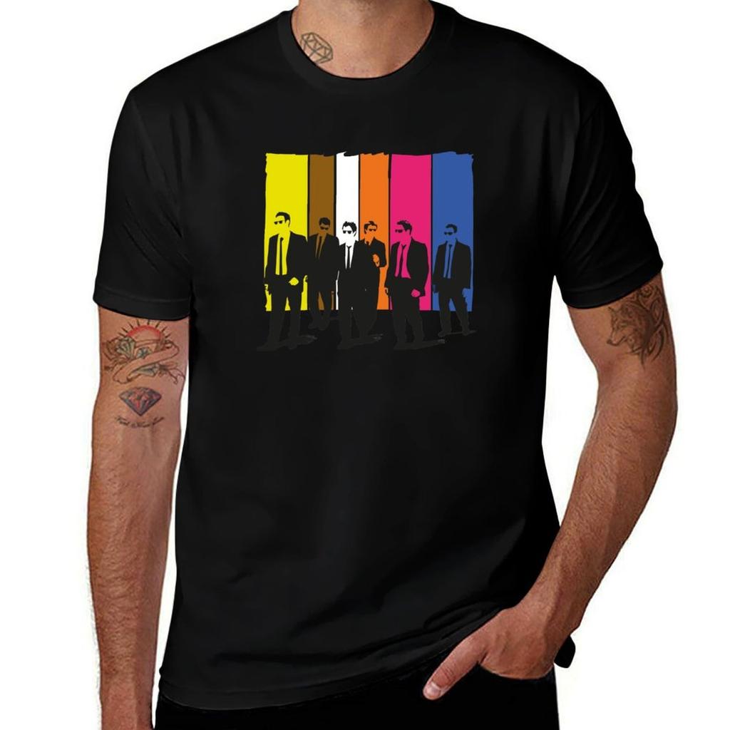 Reservoir Dogs mr pink mr blonde mr orange white TShirt Sports Casual Breathable Tee Shirt