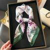Fashion 70cm Silk Square Scarf Women Satin Neck Tie Female Hair Bandana Headkerchief Shawl Wrap Hijab Echarpe