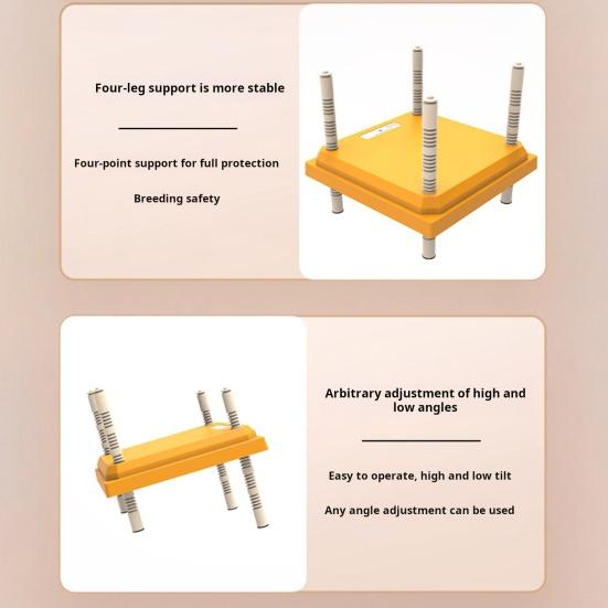 Нагревательная пластина для брудера для цыплят с регулируемым углом высоты. Быстрый нагрев, энергосберегающий, малошумный нагреватель для брудера для цыплят.