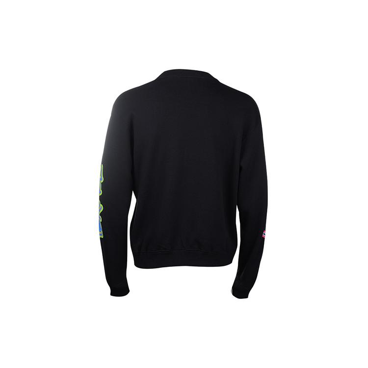 VERSACE Sweatshirts Men's Black Crew Neck Moderate Straight Fit A80431-A226514-A008