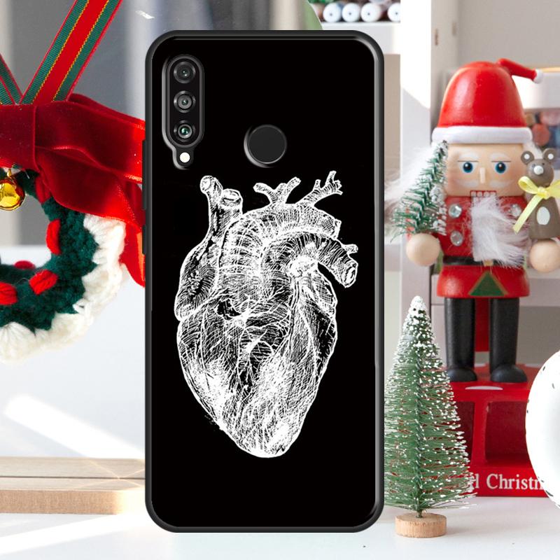 Анатомия человеческого сердца Для Huawei Nova 5T 9 10 SE 7i 8i 11i 12i Y73 Y72 Y61 Y91 Y60 Y70 Y90 P20 P40 P30 Lite Чехол