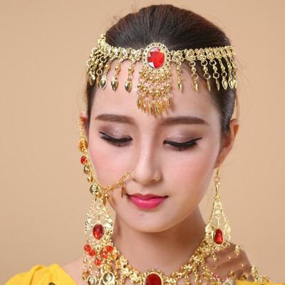 Цепочка на голову с пайетками, костюмы для танца живота, аксессуары для выступлений, повязка на голову, аксессуары для головы