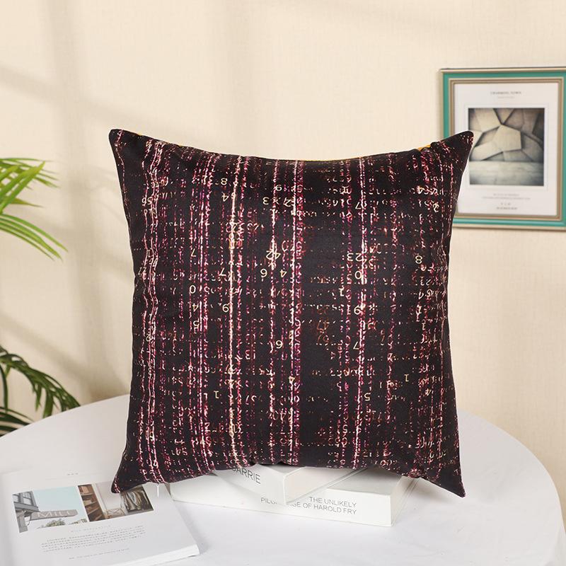 Скандинавская наволочка для диванной подушки, персиковая кожа, короткий плюш, геометрическая, простая, мультяшная наволочка, подушка для эркерного окна, мягкая