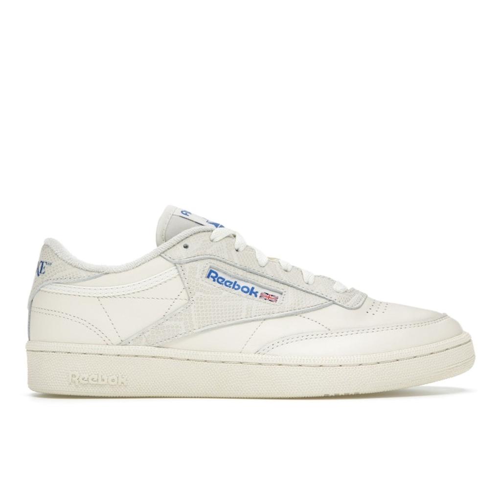 Кроссовки унисекс Awake NY x Reebok Club C 85 Белая змеиная кожа Кремовый Песочный Меловой H03328
