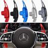 Для Mercedes-Benz A-Class W177 V177 B C E-Class W205 W246 W213 GLA Автомобиль Рулевое колесо Лепестки переключения передач Алюминиевые лепестки