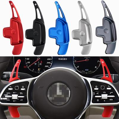 Для Mercedes-Benz A-Class W177 V177 B C E-Class W205 W246 W213 GLA Автомобиль Рулевое колесо Лепестки переключения передач Алюминиевые лепестки