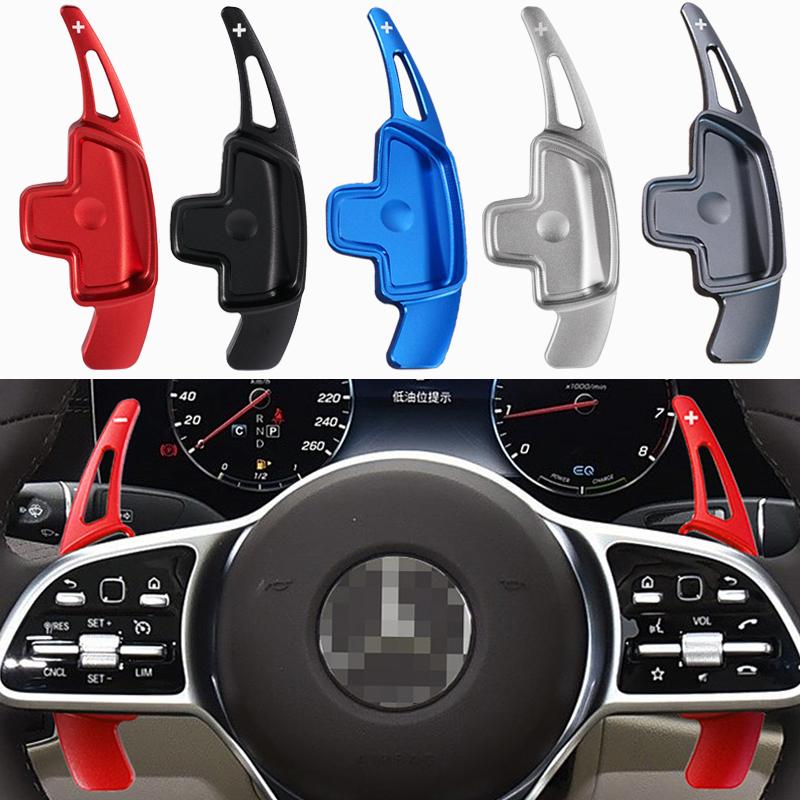 For Mercedes-Benz A Class W177 V177 B C E Class W205 W246 W213 GLA Car Steering wheel paddle shifters Aluminum Shift Paddle