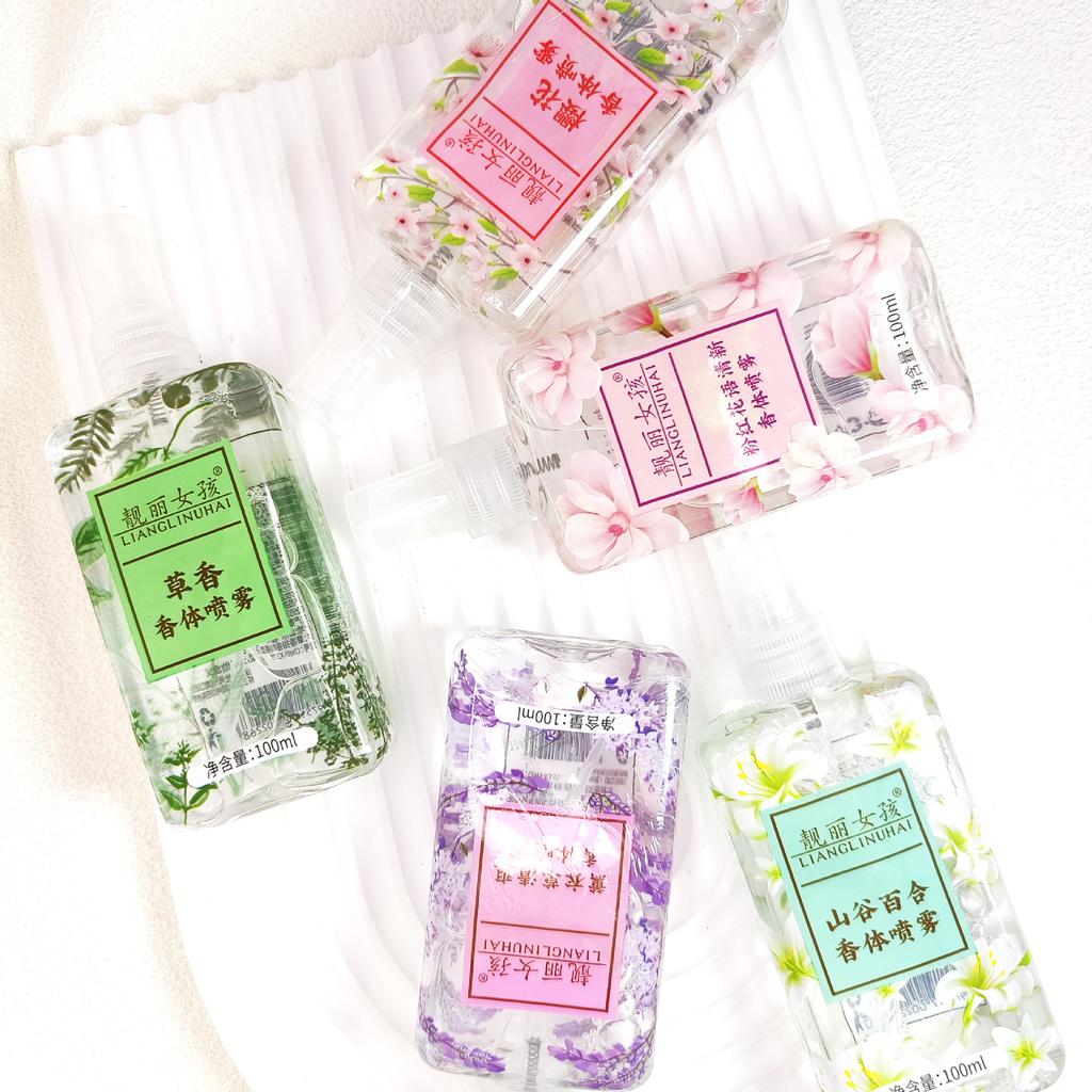 Beautiful Girl Цветочные духи-спрей для тела для женщин Стойкий аромат Свежий легкий аромат